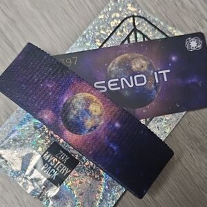 ZOX "SEND IT" #397 RARE MEDIUM DIAMOND STITCH PLANET COLLECTIBLE WRISTBAND